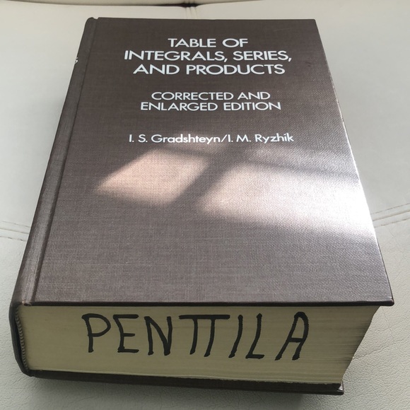 Table of Integrals, Series and Products, Corrected and Enlarged Edition - Picture 9 of 16